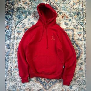 Vintage Russell Athletic Cardinal Baseball Pullover Hoodie Small